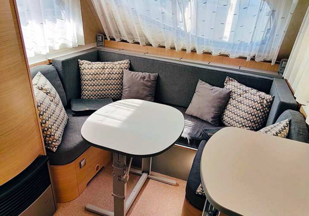 Small Caravan Interior Renovation for Comfort & Space Optimization